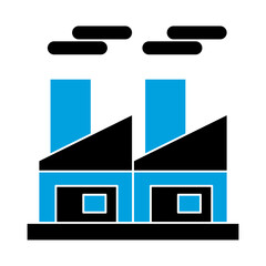 Factory building icon