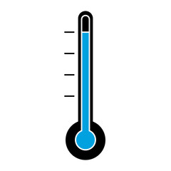 Thermometer icon vector
