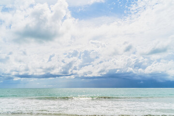 Fototapeta na wymiar Blue sky with cloud at Phuket Thailand
