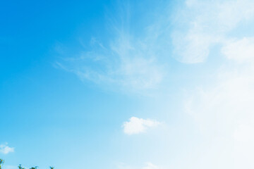 Blue sky with cloud at Phuket Thailand
