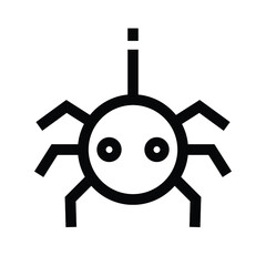 Obraz premium spider icon vector
