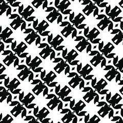 Geometric vector pattern with triangular elements. abstract ornament for wallpapers and backgrounds. Black and white colors. 