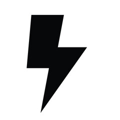 Obraz premium lightning thunder bolt icon vector