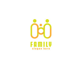 Family Three link logo design	