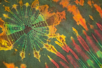 abstract repeat tie dye reggae style.