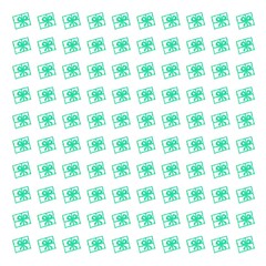 Gift box pattern, modern Christmas repeated seamless pattern. A schematic image of the gift. Created with a textured line.