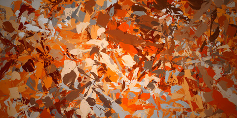 abstract fractal colorful orange copper beige khaki pumpkin marbled stone wall concete cement grunge image paint background bg texture wallpaper art frame sample illustration board