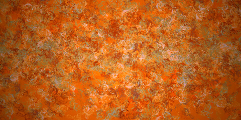 abstract fractal colorful orange copper beige khaki pumpkin marbled stone wall concete cement grunge image paint background bg texture wallpaper art frame sample illustration board