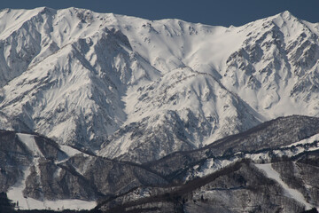 Winter scenery, Hakuba Village, Nagano Prefecture, Japan