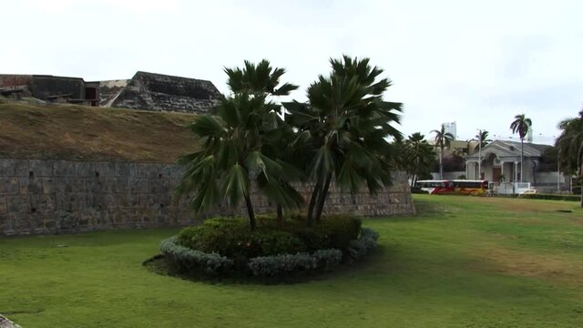 Castillo de San Felipe de Barajas fortress, Cartagena, Colombia.