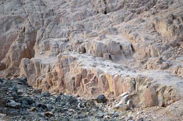 Desert of Sinai Peninsula, Egypt. Near Sharm El Sheikh