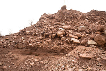 Glacial moraine deposits of the Lake Hitchcock dam, Glastonbury, Connecticut.