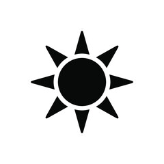 Summer sun icon
