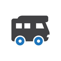 RV motorhome icon