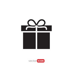 gift  icon/symbol/Logo Design Vector Template Illustration