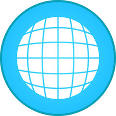 シンプルな地球のアイコン