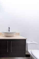 Naklejka na ściany i meble modern bathroom interior design toilet architecture