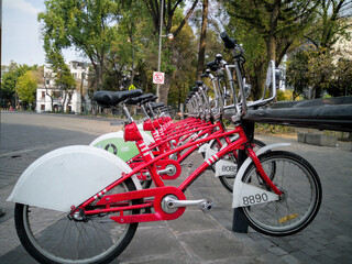 Bicycles in the city, fun and exercise