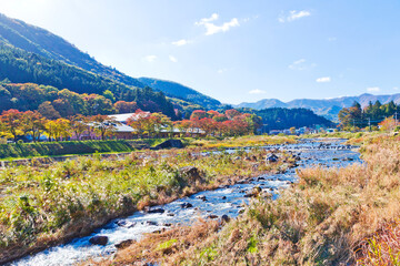 Shiobara Onsen is a hot spring town, located in Tochigi prefecture. The town is fairly developed with several large hotels, it is surrounded by woods and mountains.  