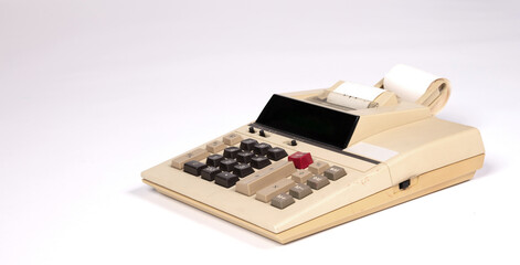Old fashioned calculator
