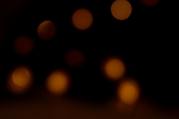 blurry red lights on a dark background