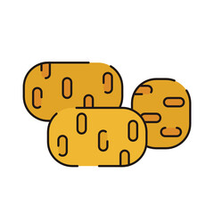 Vegetable Icon. Potatoes Icon.