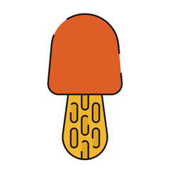 Vegetable Icon. Mushroom Icon.