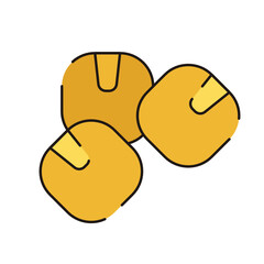 Vegetable Icon. Beans Icon.