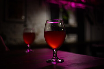 restaurant glass with drink romance alcohol interior