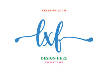 LXF  Lettering logo is simple, easy to understand and authoritative