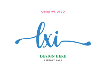 LXI  Lettering logo is simple, easy to understand and authoritative