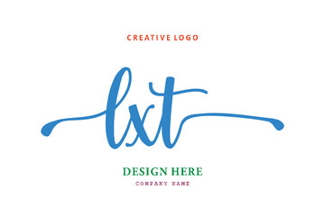 LXT  Lettering logo is simple, easy to understand and authoritative
