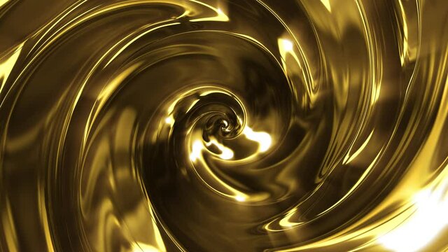 a liquid metal of gold that gives off a beautiful shine