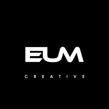 EUM Letter Initial Logo Design Template Vector Illustration