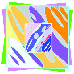 pattern background with abstract shapes and colors.vector graphic illustration.