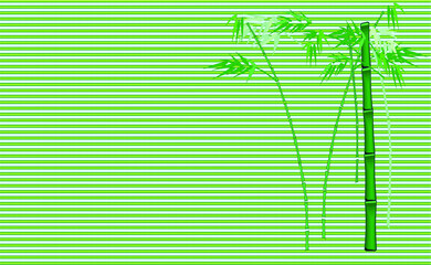 japanese bamboo grass oriental wallpaper. Tropical asian plant background vector illustration.
