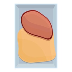 Fresh airline food icon. Cartoon of fresh airline food vector icon for web design isolated on white background