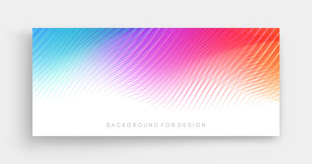 Abstract wavy background with dynamic effect. Modern screen design for mobile app and web. 3d vector illustration for brochure, banner, flyer or presentation.