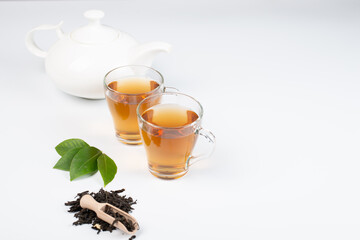 cup of tea with mint