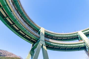 Fototapeta premium 静岡県賀茂郡河津町 河津ループ橋