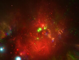 Imaginatory fractal background Image