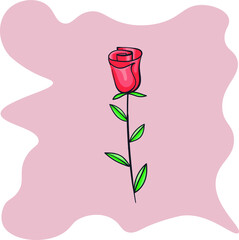 beautiful bright color illustration on the theme of love