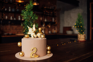 christmas decoration on a christmas tree