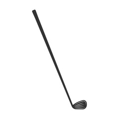 Golf club or stick icon. Vector illustration.