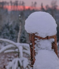 Winter mit Schnee