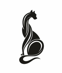 Cat, Isolated On White Background for your design