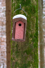 Vogelhaus am Baum