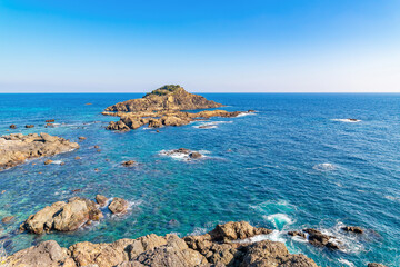 静岡県下田市　爪木崎の海岸