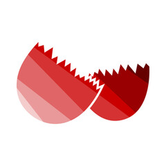 Empty Egg Shell Icon