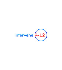 Intervene K-12 logo template, vector logo for business and company identity 